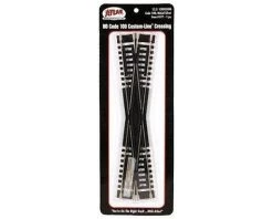 Atlas Railroad HO Code 100 12.5 Degree Custom Crossing