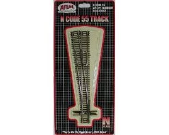 Atlas Railroad N Code 55 #7 Left-Hand Turnout