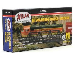 Atlas Railroad N-Gauge Code 80 Snap-Track Warren Truss Bridge -MiniRail Works Shop atl2546 1