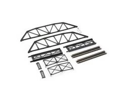 Atlas Railroad N Code 80 Through Truss Bridge Kit (Black)