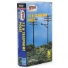 Atlas Railroad N-Scale Telephone Poles (12) -MiniRail Works Shop atl2801