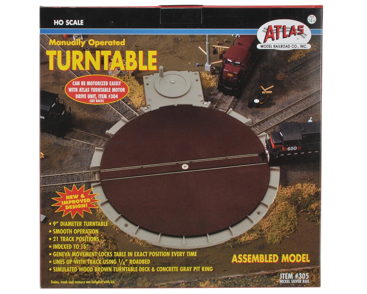 Atlas Railroad HO-Scale Manual Turntable 4 Atlas Railroad HO-Scale Manual Turntable - Image 2