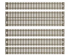 Atlas Railroad HO-Gauge Code 83 Snap-Track 9" Straight (6)