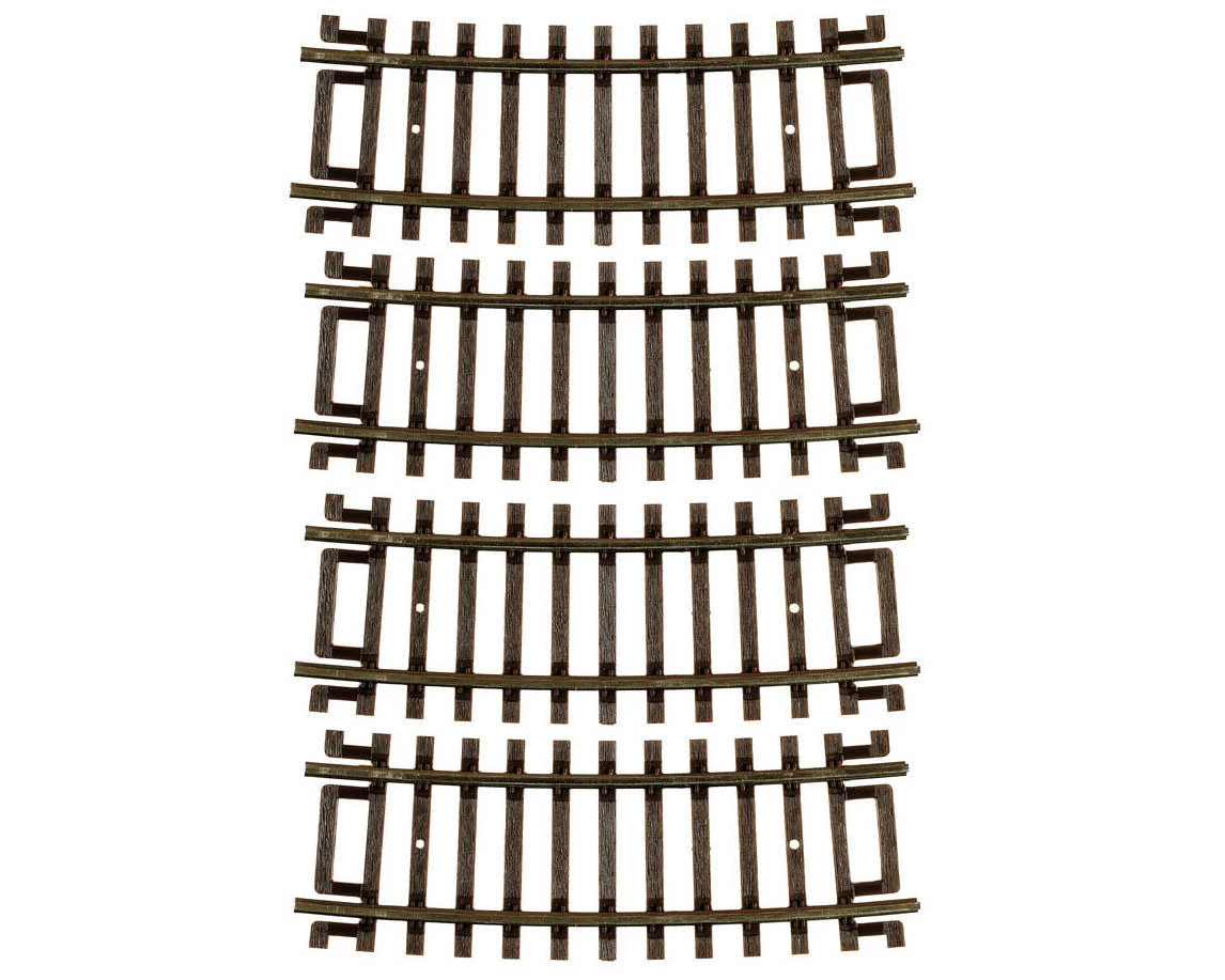 Atlas Railroad HO-Gauge Code 83 Snap-Track 18" Radius 1/3 Curve (4) 3 Atlas Railroad HO-Gauge Code 83 Snap-Track 18" Radius 1/3 Curve (4)