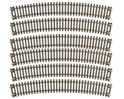 Atlas Railroad HO-Gauge Code 83 Snap-Track 22" Radius Curve (6)