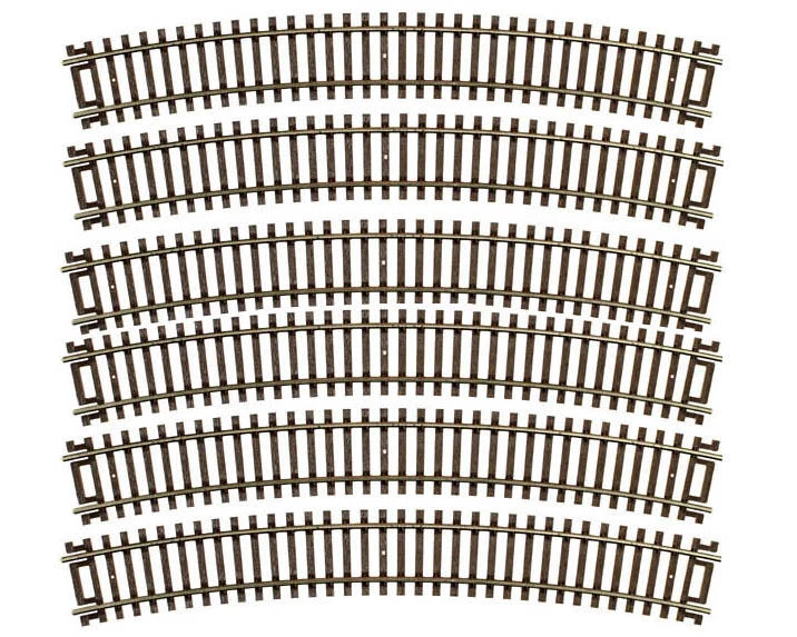 Atlas Railroad HO-Gauge Code 83 Snap-Track 22" Radius Curve (6) 3 Atlas Railroad HO-Gauge Code 83 Snap-Track 22" Radius Curve (6)