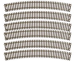 Atlas Railroad HO-Gauge Code 83 Snap-Track 24" Radius Curve (6)