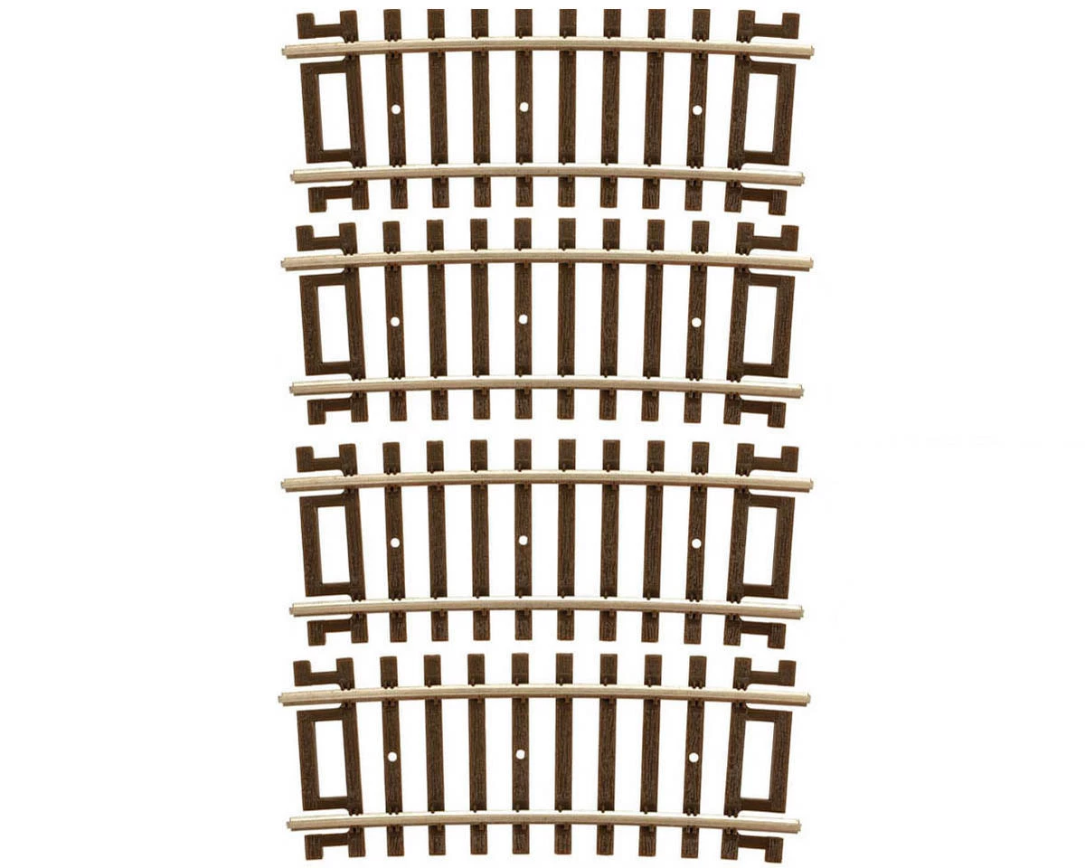 Atlas Railroad HO-Gauge Code 83 Snap-Track 22" Radius 1/3 Curve (4) 3 Atlas Railroad HO-Gauge Code 83 Snap-Track 22" Radius 1/3 Curve (4)