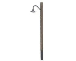 Atlas Railroad N Lighting System Curved Hi-Hat Wooden Pole