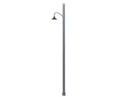 Atlas Railroad N Lighting System Curved Hi-Hat Metal Pole -MiniRail Works Shop atl60000089 1