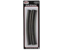 Atlas Railroad HO-Scale Code 100 22" Radius Curve Track (6) (Nickel Silver)
