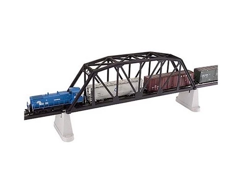 Atlas Railroad HO KIT Code 100 18" Through Truss Bridge, Black 3 Atlas Railroad HO KIT Code 100 18" Through Truss Bridge, Black