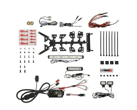 MyTrickRC Attack Off-Road 1252 Light Kit w/DG-1 Controller, 5" & 2" Light Bars, 2 Headlights, 2 Spot Lights & 6 LEDs 3 MyTrickRC Attack Off-Road 1252 Light Kit w/DG-1 Controller, 5" & 2" Light Bars, 2 Headlights, 2 Spot Lights & 6 LEDs
