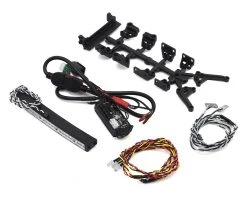 MyTrickRC Axial 2017 Wrangler Light Kit w/DG-1 Controller, 5" Light Bar, Head Lights & 4 LEDs