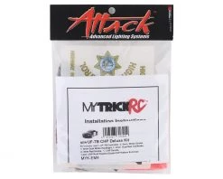 MyTrickRC CHP Deluxe "Police Interceptor" Light Bar Kit w/UF-7 Controller -MiniRail Works Shop myk em4 2